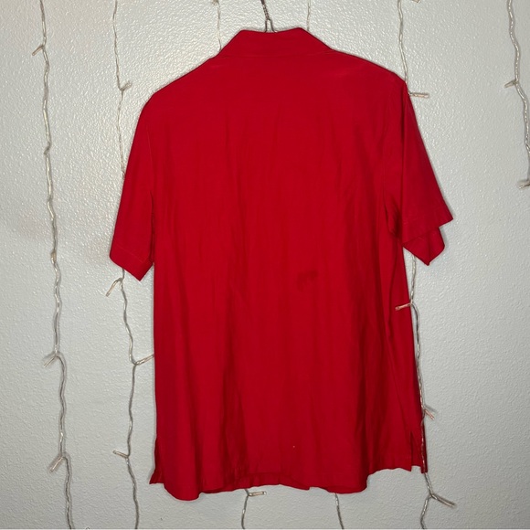 Vintage “Edward” 100% Silk Top - Picture 3 of 5